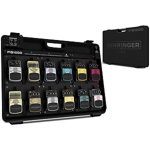 Behringer PB1000 Universal Effects Pedal Floor Board with Integrated Power Supply