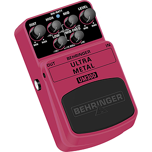 Behringer UM300 Heavy Metal Distortion Effects Pedal