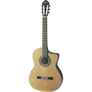 Washburn C64SCE Classical Cutaway Acoustic-Electric Guitar