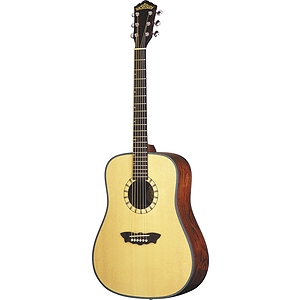 Washburn D46S Solid-top Dreadnought Acoustic Guitar - Natural - with Case
