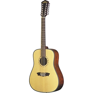Washburn D46S12 Dreadnought 12-String Acoustic Guitar - Natural - with Case