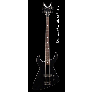 Dean Demonator Metalman Bass Guitar - Black