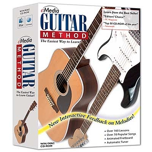 eMedia Guitar Method v5.0 - Guitar Instruction Software - Win/Mac CD-ROM