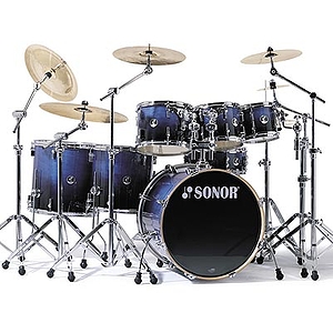 Sonor Force 2007 Studio 1 5-piece Fusion Drumset - Blue Fade