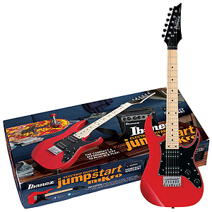 Ibanez Jumpstart IJM21 Children's Electric Guitar Starter Pack, Red