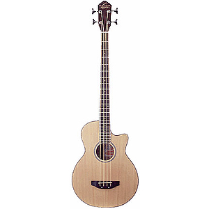 Oscar Schmidt Acoustic-Electric Bass - Natural Finish