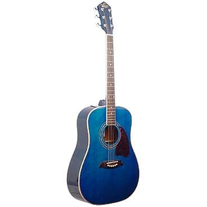 Oscar Schmidt 3/4-Size Acoustic Guitar - Blue Finish