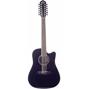 Oscar Schmidt Acoustic-Electric 12-String Dreadnought - Black