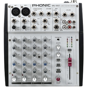Phonic MU802 8-input Compact Mixer