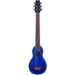 Washburn Rover Travel Guitar - Steel String, Blue