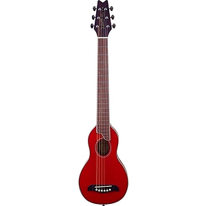 Washburn Rover Travel Guitar - Steel String, Red