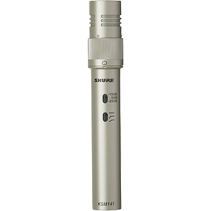 Shure KSM141/SL Dual Pattern Condenser Instrument Microphone