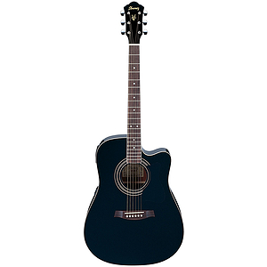 Ibanez V70CEBK Steel-string Acoustic-Electric Guitar - Black