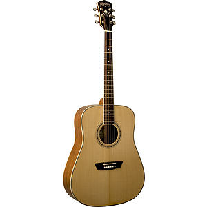 Washburn WD10S WD10 Series Solid-top Dreadnought Acoustic Guitar - Natural