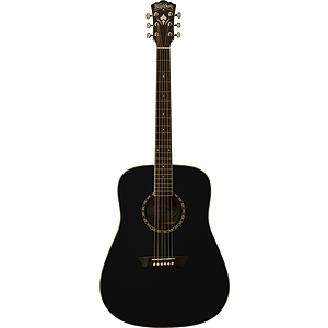 Washburn WD10S Dreadnought Acoustic Guitar - Black