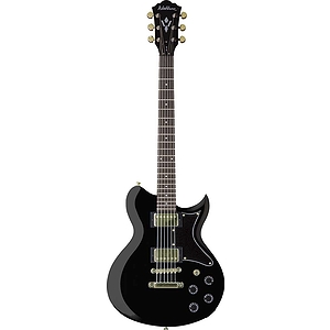 Washburn WI64 Idol Series Electric Guitar - Black - with gig bag