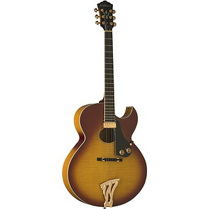 Washburn J4 Hollow-body Electric Guitar - with case