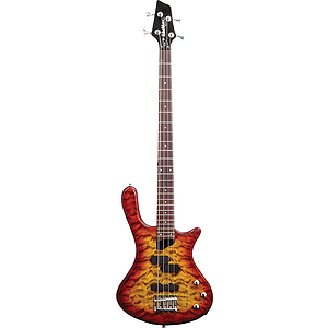 Washburn T14Q Electric Bass Guitar - Quilted Tobacco Sunburst