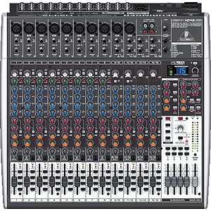 Behringer XENYX X2442USB Premium 24-Input 4/2-Bus Mixer with Multi-FX, Audio Interface and Recording Software