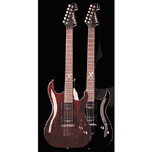 Washburn X30 Carved-top Electric Guitar - Walnut - with gig bag