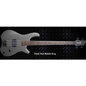 Fernandes Tremor X-Series 4-String Bass Guitar-Dark Metallic Grey