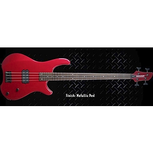 Fernandes Tremor X-Series 4-String Bass Guitar-Metallic Red