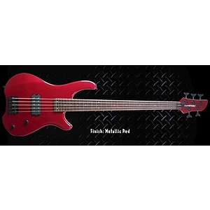 Fernandes Tremor X-Series 5-String Electric Bass Guitar-Metallic Red