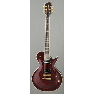 Fernandes Monterey Elite Electric Guitar w/Sustainer - See Thru Black Cherry