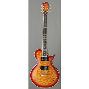 Fernandes Monterey Elite Electric Guitar w/Sustainer - Cherry Sunburst