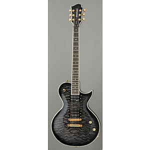 Fernandes Monterey Elite Electric Guitar w/Sustainer - See Thru Black