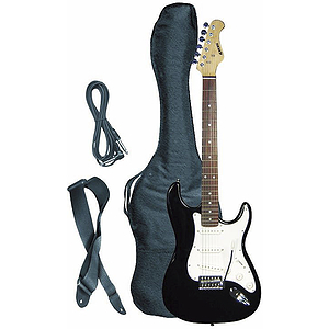 Excel Electric Guitar Package, Black