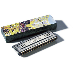 Hohner 48 Hole Double Sided Echo Harmonica, Key of Bb - F