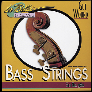 La Bella Gut Wound Bass String Set