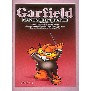 Garfield Manuscript Paper 9 inch. X 12 inch.