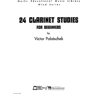 24 Clarinet Studies for Beginners