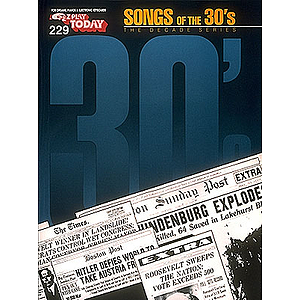 Songs of the 1930's