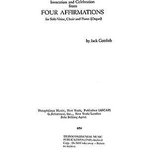 Two Affirmations: Tzur Yisaeil And Chatzi Kaddish