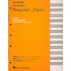 Standard Manuscript Paper ( Yellow Cover)