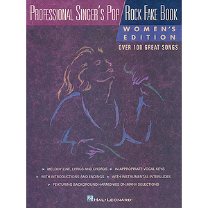 Professional Singer's Pop/Rock Fake Book