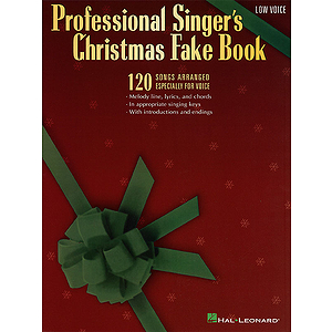 Professional Singer's Christmas Fake Book - Low Voice
