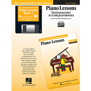 Piano Lessons Book 3 - GM Disk - Revised Edition