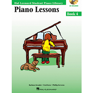 Piano Lessons Book 4 - Book/CD Pack
