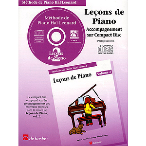 Piano Lessons Book 2 - CD - French Edition