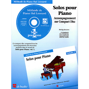 Piano Solos Book 1 - CD - French Edition