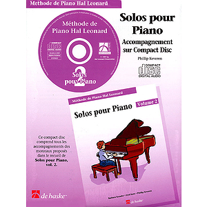 Piano Solos Book 2 - CD - French Edition