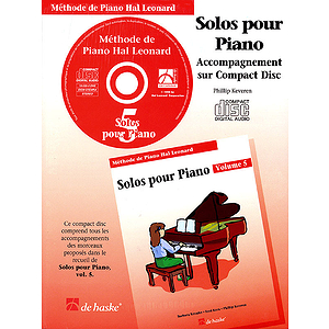 Piano Solos Book 5 - CD - French Edition