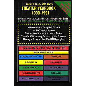 Theater Yearbook 1990-1991