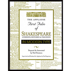 Applause First Folio of Shakespeare in Modern Type