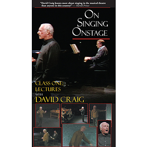 On Singing Onstage (VHS)