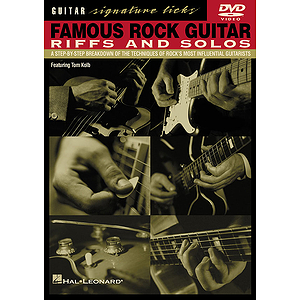 Famous Rock Guitar Riffs and Solos (DVD)